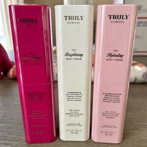 New TRULY Clinical Body Serum Set - Hydrating Brightening & Smoothing